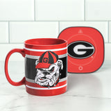 Uncanny Brands Georgia Bulldogs Hairy Dawg 12oz Mug Warmer Set