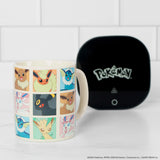 Uncanny Brands Pokémon Eevee Comic 12ozMug Warmer Set