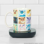 Uncanny Brands Pokémon Eevee Comic 12ozMug Warmer Set