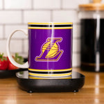 Uncanny Brands NBA Los Angeles Lakers Logo Mug Warmer Set