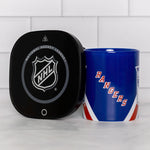 Uncanny Brands NHL New York Rangers Logo Mug Warmer Set