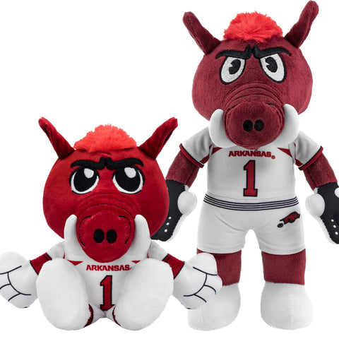 Bleacher Creatures Big Red Mascot Bundle: 10" Plush Figure & Kuricha Plushies