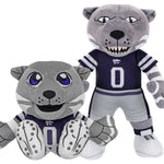 Bleacher Creatures Willie the Wildcat Mascot Bundle: 10" Plush Figure & Kuricha Plushies