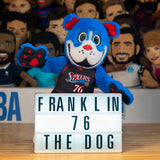 Bleacher Creatures Philadelphia 76ers Franklin Hardwood Classics 10" Mascot Plush Figure (Black Uniform)