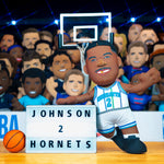 Bleacher Creatures Charlotte Hornets Larry Johnson 10" Plush Figure