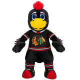 Bleacher Creatures Chicago Blackhawks Tommyhawk Black Jersey 10" NHL Mascot Plush Figure