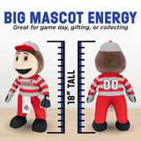 Bleacher Creatures Ohio State Buckeyes Brutus 18" Collegiate Mascot Plush Figure