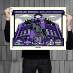 Phenom Gallery Colorado Rockies 30th Anniversary 18" x 24" Serigraph