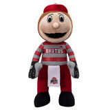 Bleacher Creatures Ohio State Buckeyes Bundle: Brutus 10" Plush & Buckeyes Hockey Puck Kuricha Plushie
