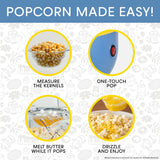 Uncanny Brands Minions Deluxe Popcorn Maker