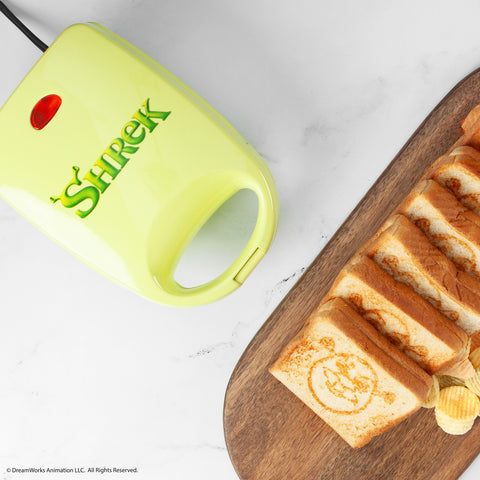 Uncanny Brands Shrek Single Sandwich Maker