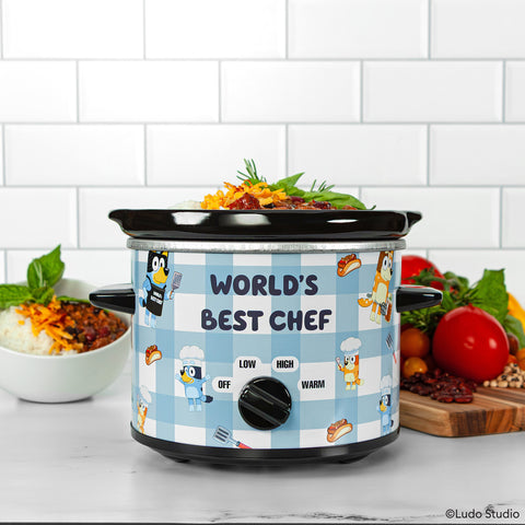 Uncanny Brands Bluey 2Qt Slow Cooker