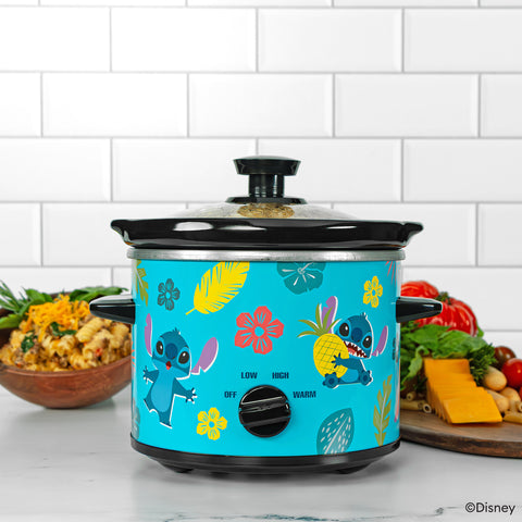 Uncanny Brands Disney Lilo & Stitch 2-Qt Slow Cooker