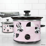 Uncanny Brands Disney Minnie Mouse 2-Qt Slow Cooker