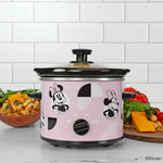 Uncanny Brands Disney Minnie Mouse 2-Qt Slow Cooker
