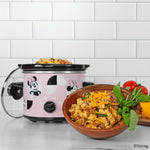 Uncanny Brands Disney Minnie Mouse 2-Qt Slow Cooker