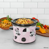 Uncanny Brands Disney Minnie Mouse 2-Qt Slow Cooker