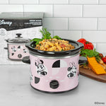Uncanny Brands Disney Minnie Mouse 2-Qt Slow Cooker