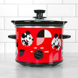 Uncanny Brands Disney Mickey Mouse 2-Qt Slow Cooker