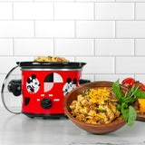 Uncanny Brands Disney Mickey Mouse 2-Qt Slow Cooker