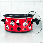 Uncanny Brands Mickey Mouse and Minnie Mouse 5-Quart Slow Cooker