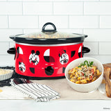 Uncanny Brands Mickey Mouse and Minnie Mouse 5-Quart Slow Cooker