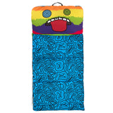 Fuggler Oogah Boogah 27" x 55" Kids Slumber Bag with Attached Pillow for Sleepovers, Naps & Travel