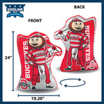 Bleacher Creatures Ohio State Buckeyes Brutus  24" Mascot Sideline Pal
