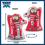 Bleacher Creatures Ohio State Buckeyes Brutus  24" Mascot Sideline Pal