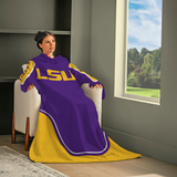 Snuggie LSU Tigers – The Original Wearable Blanket with Sleeves & Pockets | Super Soft Fleece | As Seen on TV | Officially Licensed Collegiate