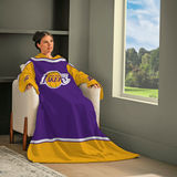Snuggie Los Angeles Lakers – The Original Wearable Blanket with Sleeves & Pockets | Super Soft Fleece | As Seen on TV | Officially Licensed NBA Gear