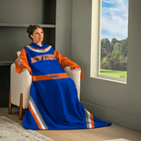 Snuggie New York Knicks – The Original Wearable Blanket with Sleeves & Pockets | Super Soft Fleece | As Seen on TV | Officially Licensed NBA Gear