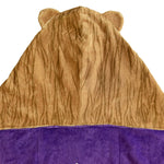 Sleep Squad Sacramento Kings Slamson 60” x 50” Hooded Raschel Throw Blanket