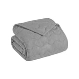 Therapedic Cooling Blanket – Lightweight Breathable All-Season Blanket, Double-Sided Cool-Touch Knit, Machine Washable, OEKO-TEX Certified, Quilted Design, Queen Size 90” x 92”, Charcoal Grey