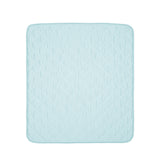 Therapedic Cooling Blanket – Lightweight Breathable All-Season Blanket, Double-Sided Cool-Touch Knit, Machine Washable, Quilted Design, 50” x 60”, Light Blue
