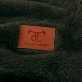 TrueTimber® Olive Green Throw 50x70 – Soft Polyester Oversized Throw for Bed, Couch, or Cabin