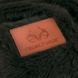 RealTree® Dark Brown Throw 50x70 with Embossed Logo – Soft Polyester Oversized Throw for Bed, Couch, or Cabin