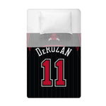 Sleep Squad Chicago Bulls DeMar DeRozan 60” x 80” Raschel Plush Jersey Blanket