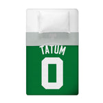 Sleep Squad Boston Celtics Jayson Tatum 60” x 80” Raschel Plush Jersey Blanket