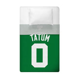 Sleep Squad Boston Celtics Jayson Tatum 60” x 80” Raschel Plush Blanket