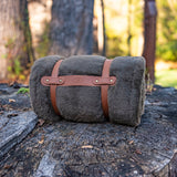 Mossy Oak Dark Brown Throw 50x70 with Embossed Logo – Soft Polyester Oversized Throw for Bed, Couch, or Cabin