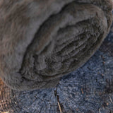 Mossy Oak Dark Brown Throw 50x70 with Embossed Logo – Soft Polyester Oversized Throw for Bed, Couch, or Cabin