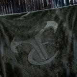 TrueTimber® Olive Green Throw 50x70 – Soft Polyester Oversized Throw for Bed, Couch, or Cabin