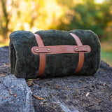 TrueTimber® Olive Green Throw 50x70 – Soft Polyester Oversized Throw for Bed, Couch, or Cabin