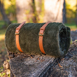 TrueTimber® Olive Green Throw 50x70 – Soft Polyester Oversized Throw for Bed, Couch, or Cabin
