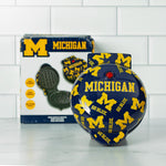 Uncanny Brands Michigan Wolverines Mini Waffle Maker