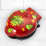 Uncanny Brands Dr. Seuss Grinch Mini Waffle Maker