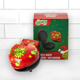 Uncanny Brands Dr. Seuss Grinch Mini Waffle Maker