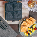 Uncanny Brands Disney Beauty and the Beast Deluxe Waffler