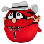 Sleep Squad Texas Tech Red Raiders Raider Red 12" Mascot Kiri Cloud Plushie